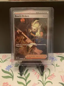 Boss's Orders 265/193 Pokemon Paldea Evolved Holo Full Art Ultra Rare - Image 1