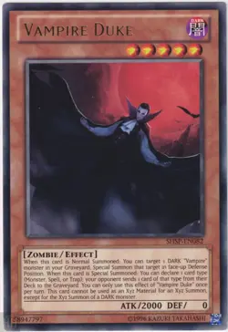 SHSP-EN082 Vampire Duke Rare YuGiOh Card UNL Mint - Image 1