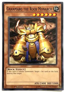 Yu-Gi-Oh! Granmarg the Rock Monarch – Common Card, Light Play - Image 1