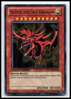 Slifer the Sky Dragon YGLD-ENG01 Yugi's Legendary Decks Yugioh Card - Image 1