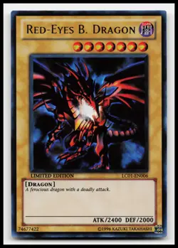 Red-Eyes B. Dragon LC01-EN006 Legendary Collection 1 Yugioh Card - Image 1