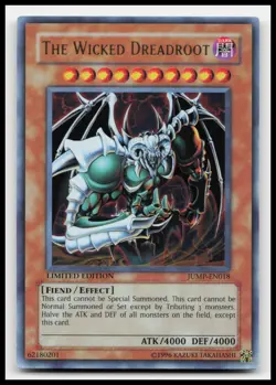The Wicked Dreadroot JUMP-EN018 Shonen Jump Magazine Promos Yugioh Card - Image 1