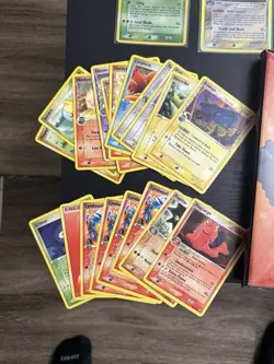 Pokémon 62 Card Lot and Fire Red Leaf Green Ultra-Pro Binder VINTIGE - Image 5