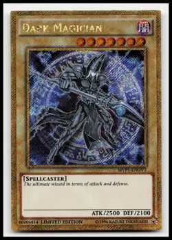 Dark Magician (Gold Secret Rare) MVP1-ENGV3 Movie Pack: Gold Edition Yugioh Card - Image 1