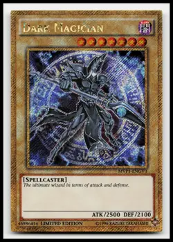 Dark Magician (Gold Secret Rare) MVP1-ENGV3 Movie Pack: Gold Edition Yugioh Card - Image 1
