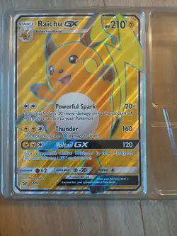 PokÃ©mon Jumbo Raichu GX SM90 Holo Promo Card Shining Legends - Image 1