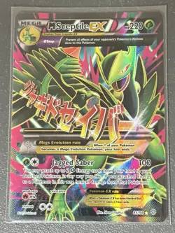 Pokemon M Sceptile EX XY Ancient Origins Holo Card 85/98 Ultra Rare Full Art - Image 1