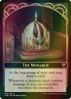 MTG The Monarch Foil ** Commander Legends Tokens ** English (NM) - Image 1