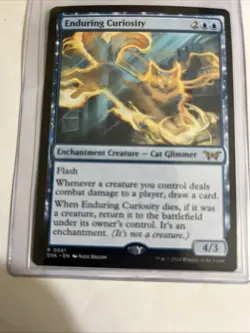 Magic: The Gathering Duskmourn: House of Horror Enduring Curiosity Card #0051 - Image 1