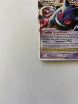 Gengar LV.X Pokemon Trading Card 2009 HP 140 Level-Down Attack - Image 2
