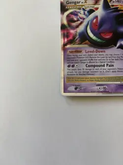 Gengar LV.X Pokemon Trading Card 2009 HP 140 Level-Down Attack - Image 8