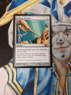 Pithing Needle MTG Core Set 2010 M10 Rare Artifact Slightly Played x1 - Image 2