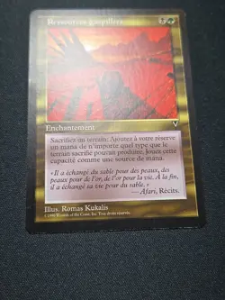 Squandered Resources French MtG Visions Ressources GaspillÃ©es 1996 - Image 5