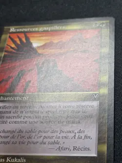 Squandered Resources French MtG Visions Ressources GaspillÃ©es 1996 - Image 8