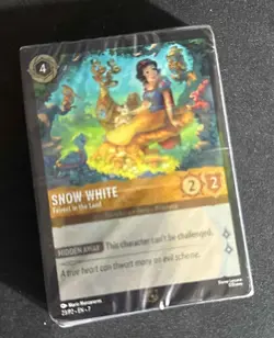 Lorcana Snow White Fairest In Land Pack of 32 Tournament Foil Promo Cards SEALED - Image 1