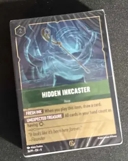 Lorcana Hidden Inkcaster Pack of 32 Tournament Foil Promo Cards SEALED - Image 2