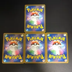 4 CHR Set Pokemon Cards Japanese Blue's Jolteon Flareon Vaporeon Eevee  s8b - Image 2