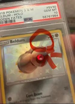 Beldum SV30/SV94 Hidden Fates: Shiny Vault Holo Pokemon Psa 10 - Image 4
