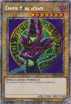Dark Magician (Platinum Secret Rare) RA03-EN080 Quarter Century Bonanza 1st Edition - Image 1
