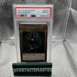 Dark Magician (Platinum Secret Rare) RA03-EN080 Quarter Century Bonanza 1st Edition - Image 2