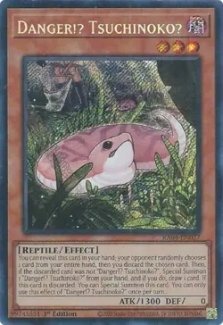 Yugioh! Danger!? Tsuchinoko? - RA04-EN027 - Secret Rare - 1st Edition Near Mint, - Image 2