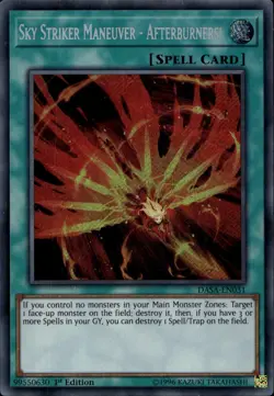 Sky Striker Maneuver - Afterburners! 1st Ed Secret DASA-EN031  Yu-Gi-Oh! - Image 3