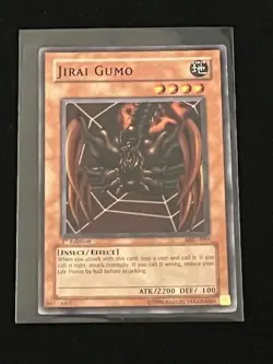 Jirai Gumo 1st Edition MRD-089 YuGiOh Metal Raiders - Image 1