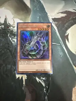 Yugioh Cyber Dragon (Alt Art) Silver Ultra Rare BLC1 - Image 2