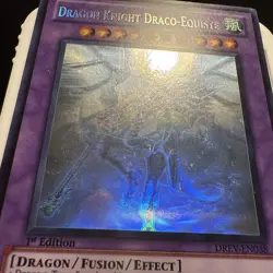 Dragon Knight Draco-Equiste (Ghost Rare) DREV-EN038 Duelist Revolution 1st Edition - Image 10