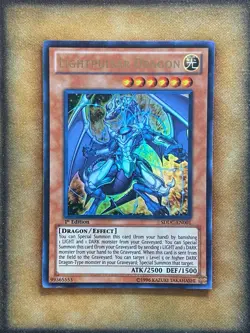 Yugioh Lightpulsar Dragon SDDC-EN001 Ultra Rare 1st Ed LP - Image 1