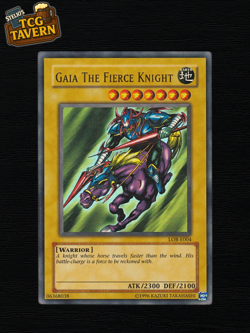 Yu-Gi-Oh Gaia the Fierce Knight LOB-E004 Unlimited Ultra Rare EU 2002 - Image 13