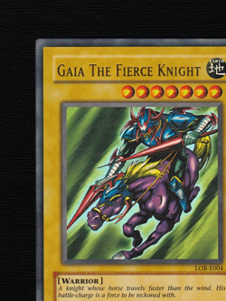 Yu-Gi-Oh Gaia the Fierce Knight LOB-E004 Unlimited Ultra Rare EU 2002 - Image 16