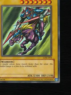 Yu-Gi-Oh Gaia the Fierce Knight LOB-E004 Unlimited Ultra Rare EU 2002 - Image 7