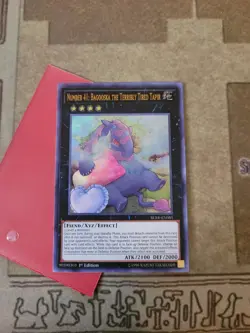 YUGIOH NUMBER 41: BAGOOSKA THE TERRIBLY TIRED TAPIR BLRR-EN085 ULTRA 1ST ED NM - Image 1