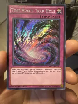 Yu-Gi-Oh! Time-Space Trap Hole MP15-EN119 1st Edition Secret Rare NM a1/ - Image 4