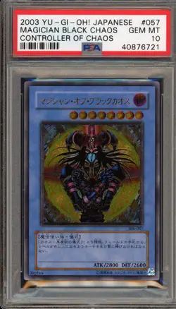 Yu-Gi-Oh! Magician of Chaos Controller/Chaos JPN Ultimate Rare 306-057 PSA 10 - Image 1