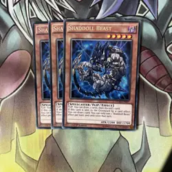 DUEA-EN027 x3 Shaddoll Beast Rare Excellent Condition Yugioh - Image 1