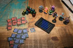 Lot Yugioh Dungeon Dice Monsters Figures Crest Counter Die Tiles - Image 8