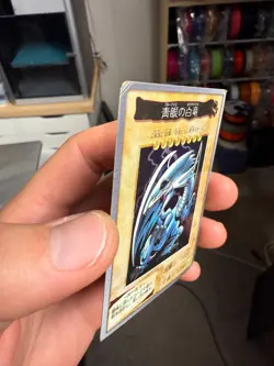Yu-Gi-Oh BANDAI Blue Eyes White Dragon Super Initial 1998 #9 Poor Japanese - Image 12