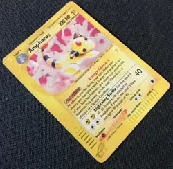 Ampharos HOLO 2/165 Expedition Base Set RARE Pokemon Card 2002 - Image 12