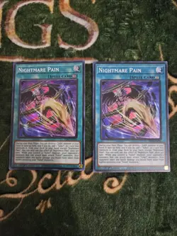 Yugioh 2x Nightmare Pain 1st Edition Super Rare PHNI - Image 3