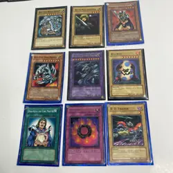 Konami YuGiOh Yu-Gi-Oh 1996 Card Lot 300+ Cards Mixed Condition and Tin - Image 21