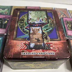 Konami YuGiOh Yu-Gi-Oh 1996 Card Lot 300+ Cards Mixed Condition and Tin - Image 3