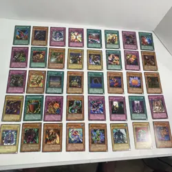 Konami YuGiOh Yu-Gi-Oh 1996 Card Lot 300+ Cards Mixed Condition and Tin - Image 9