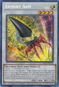 Yugioh! Armory Arm - HAC1-EN176 - Secret Rare - Limited Edition Near Mint, Engli - Image 2