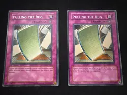 2x PULLING THE RUG One 1st Edition RARE STON-EN060 One Cp05  (NM) YUGIOH! - Image 1