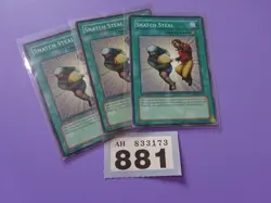 Yu-Gi-Oh! 3 X Snatch Steal SD2-EN013 1st Edition Playset - Image 6