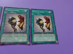 Yu-Gi-Oh! 3 X Snatch Steal SD2-EN013 1st Edition Playset - Image 9