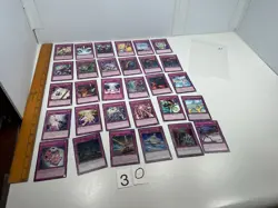 30 Yugioh Card Collection Lot 1996? 2020? Rare? Up Cards? Hologram? - Image 1