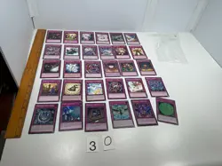 30 Yugioh Card Collection Lot 1996? 2020? Rare? Up Cards? Hologram? - Image 25